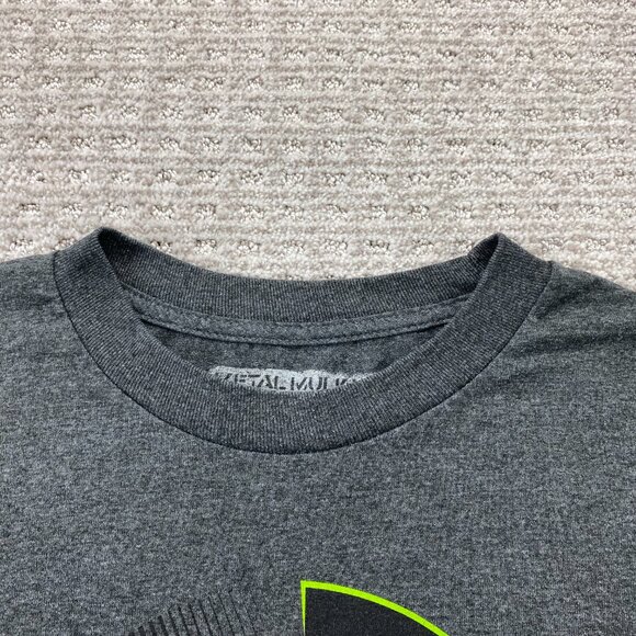 Metal MULISHA Shirt Men Large L Gray Long Sleeve Tee Skull Logo Streetwear Tee - Picture 4 of 10